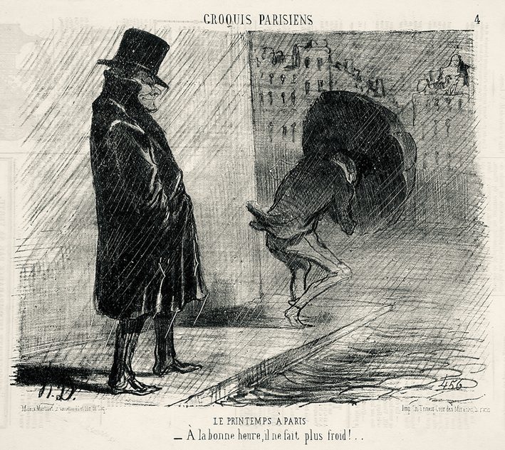  奥诺雷·杜米埃 Honore Daumier ——巴黎春天